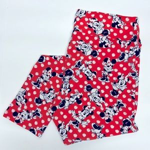 ❤️3/$25 (TC) Minnie Mouse Disney Lularoe  Leggings Hard to Find Tall & Curvy